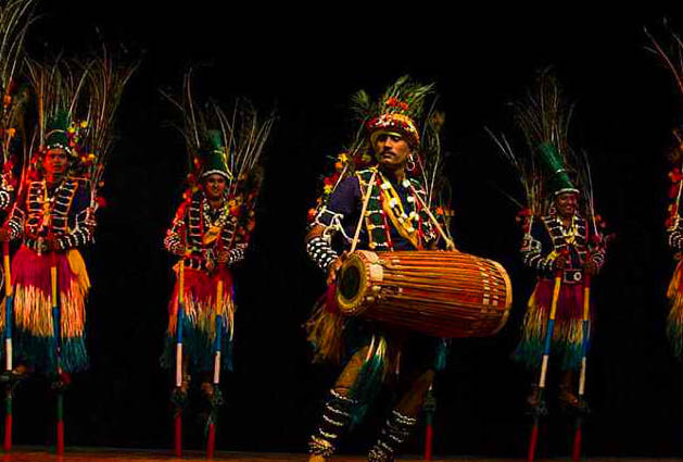 Baiga tribal dancers Chhattisgarh